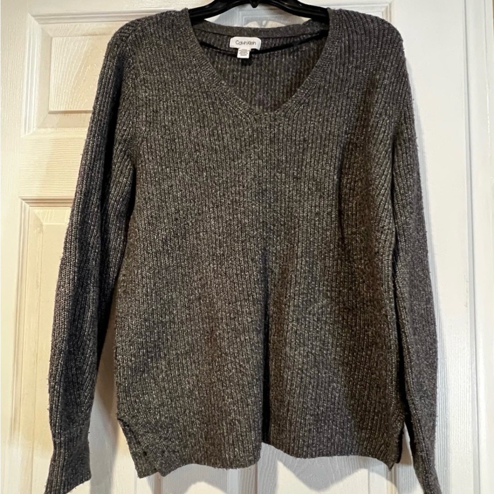 Calvin Klein Charcoal Knit Sweater